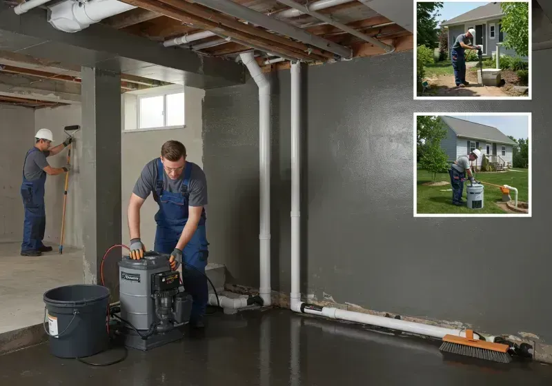 Basement Waterproofing and Flood Prevention process in Alexandria, IN